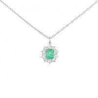 PT エメラルド ネックレス 1.68CT