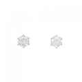 PT ソリティア ダイヤモンド ピアス 0.905CT