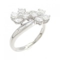 PT フラワー ダイヤモンド リング 1.12CT