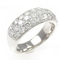 PT パヴェ ダイヤモンド リング 1.49CT