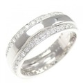 PT フルエタニティ ダイヤモンド リング 0.64CT