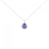 【新品】PT タンザナイト ネックレス 0.30CT