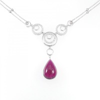 750WG ルベライトトルマリン ネックレス 10.70CT