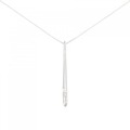 K18WG ダイヤモンド ネックレス 0.03CT