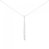 K18WG ダイヤモンド ネックレス 0.03CT