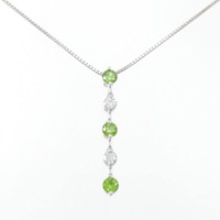 K18WG デマントイドガーネット ネックレス 0.60CT