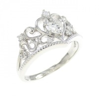 PT ティアラ ダイヤモンド リング 0.245CT
