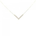 【新品】K18YG ダイヤモンド ネックレス 0.10CT