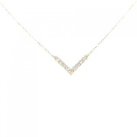 【新品】K18YG ダイヤモンド ネックレス 0.10CT