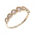 K18PG ダイヤモンド リング 0.30CT