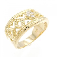 K18YG ダイヤモンド リング 0.08CT