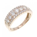 【新品】K18PG ダイヤモンド リング 1.00CT