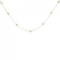 K18YG ダイヤモンド ネックレス 0.70CT