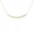 K18YG ダイヤモンド ネックレス 0.30CT