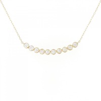 K18YG ダイヤモンド ネックレス 0.30CT