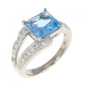 PT ブルートパーズ リング 1.6CT