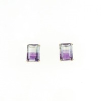 【新品】K10YG フローライト ピアス
