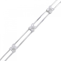 タサキ フラワー ダイヤモンド ブレスレット 1.64CT