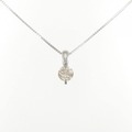 K18WG ダイヤモンド ネックレス 0.59CT