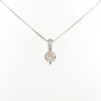 K18WG ダイヤモンド ネックレス 0.59CT