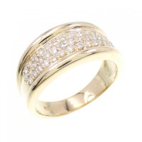 K18YG パヴェ ダイヤモンド リング 0.30CT