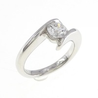 PT ダイヤモンド リング 0.509CT F IF 3EXCELLENT H&C