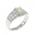 PT ダイヤモンド リング 1.035CT VLY VS1 エメラルドカット