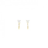 4゜C ダイヤモンド イヤリング