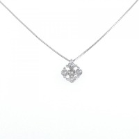 K18WG ダイヤモンド ネックレス 0.20CT
