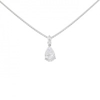 PT ダイヤモンド ネックレス 1.018CT D SI1 ペアシェイプ