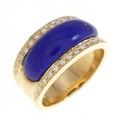 K18YG ラピスラズリ リング