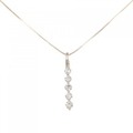 K18PG ダイヤモンド ネックレス 0.30CT