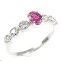 PT ルビー リング 0.28CT
