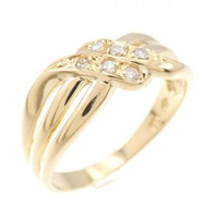 K18YG ダイヤモンド リング 0.08CT
