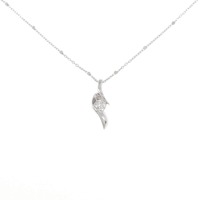 K10WG ダイヤモンド ネックレス 0.11CT