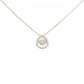 K18PG ダイヤモンド ネックレス 0.20CT