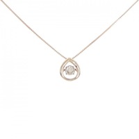K18PG ダイヤモンド ネックレス 0.20CT