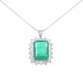 PT エメラルド ネックレス 11.24CT