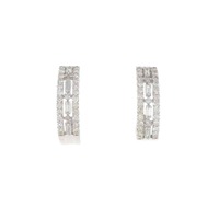 【新品】PT ダイヤモンド ピアス 0.50CT