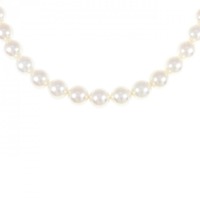 シルバークラスプ アコヤパール ネックレス 7-7.5mm
