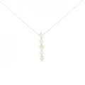 K18WG ダイヤモンド ネックレス 1.00CT