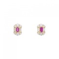 【新品】K18YG ルビー ピアス 0.17CT
