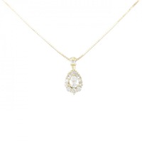 K18YG ダイヤモンド ネックレス 0.32CT