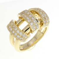 750YG ダイヤモンド リング 0.60CT