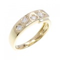 K18YG ダイヤモンド リング 0.10CT