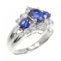 PT サファイヤ リング 0.85CT