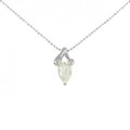 PT ダイヤモンド ネックレス 1.374CT K VS2 ペアシェイプ