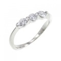 PT スリーストーン ダイヤモンド リング 0.342CT