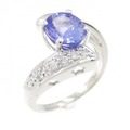 PT タンザナイト リング 1.45CT