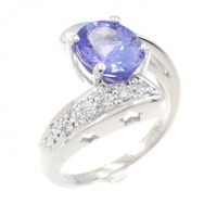 PT タンザナイト リング 1.45CT